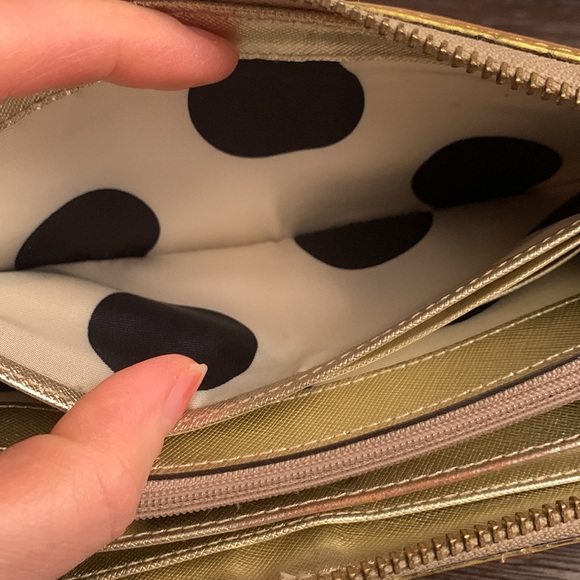 Kate Spade Gold Wallet - Picture 12 of 17